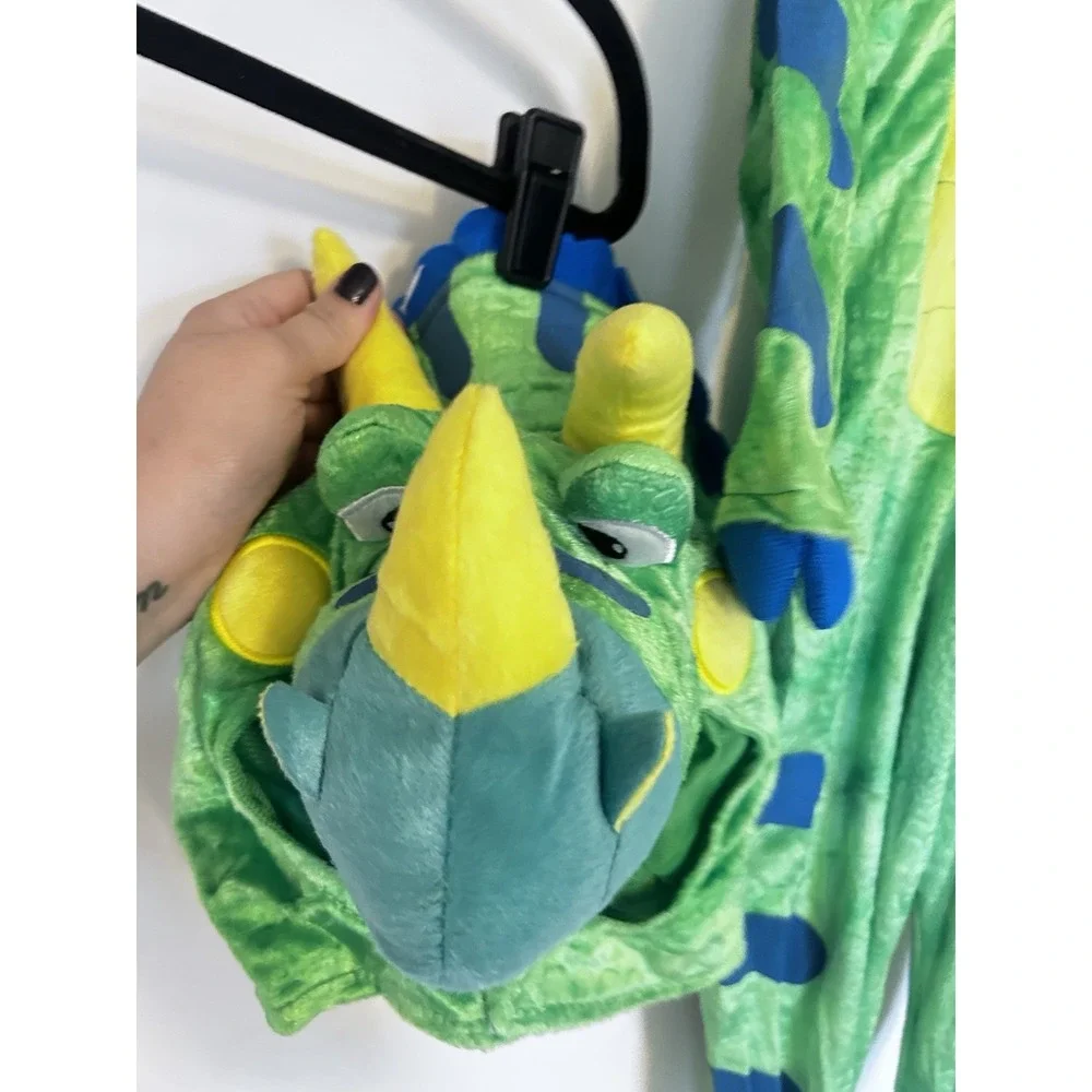 NWOT Spooktacular Creations Toddler Triceratops Dinosaur Halloween Costume 3T